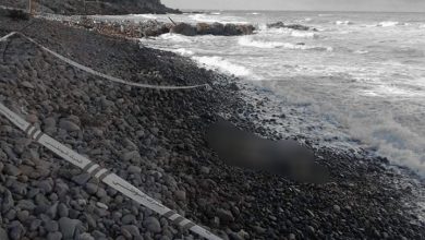 صورة العثور على جثة لفظتها أمواج البحر بشاطئ الداتي بتنس
