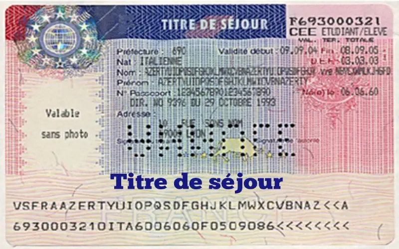 Récépissé de demande de titre de séjour